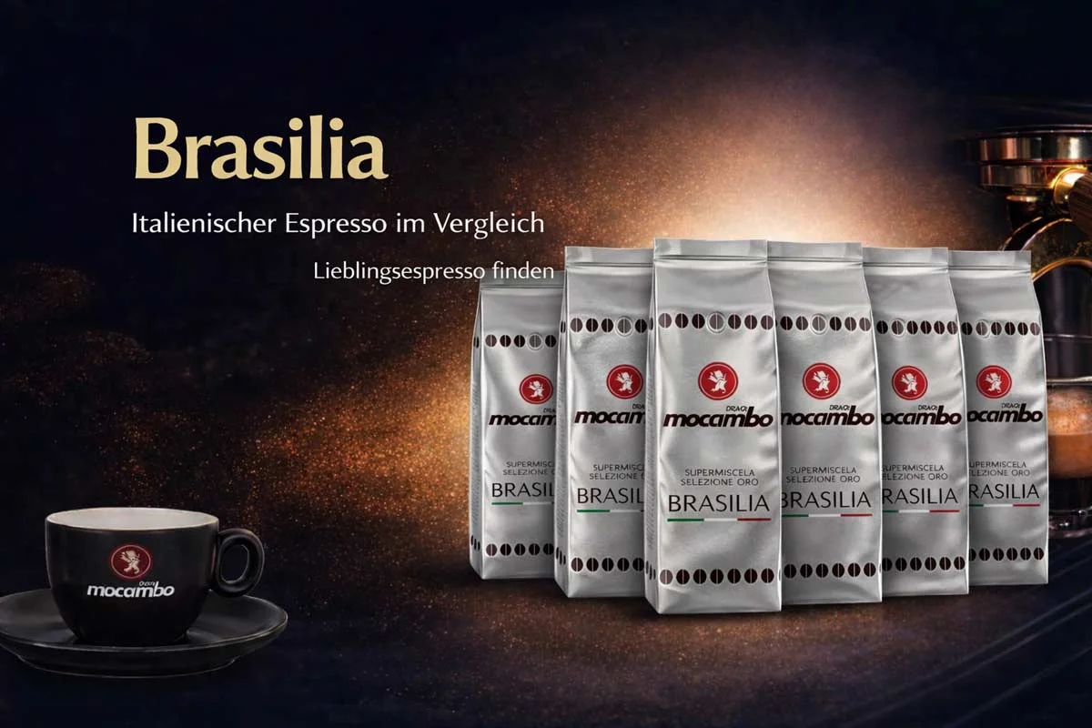 Mocambo Brasilia 6x1kg Kaffeebohnen Sparpaket Espresso Vollautomat