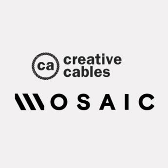 Creative Cables MOSAIC – Lampensockel aus Erlenholz