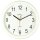 Wanduhr, Quarzuhrwerk, weiß/weiß, TECHNOTRADE