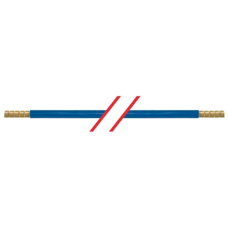 Verdrahtungsbrücke, 10², L 350, blau, Adernendhülsen 10 mm² 350 mm