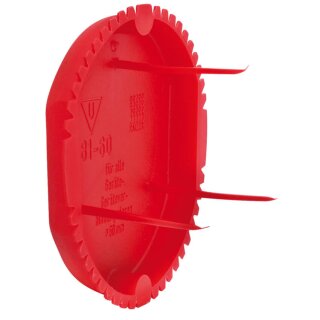 Signaldeckel, Ø 60, rot