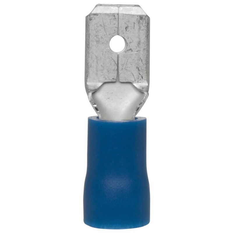 Flachstecker, 1,5-2,5², 6,3 x 0,8, blau 1,5 - 2,5² 6,3 x 08 mm blau