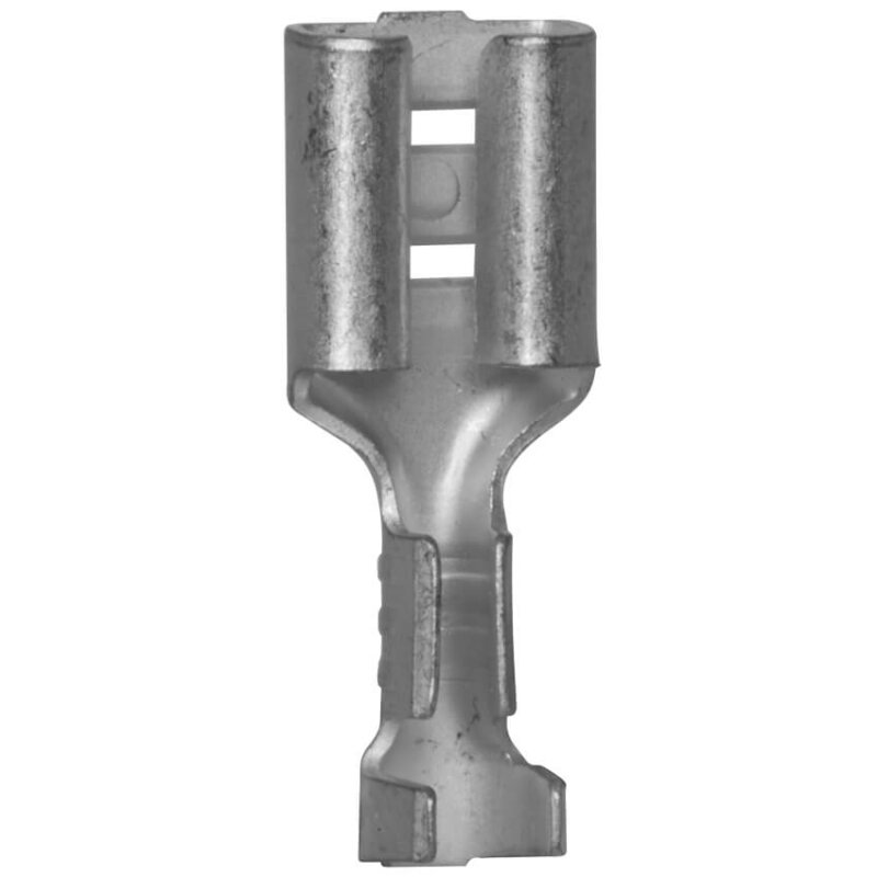 Flachsteckhülse, 4,8 x 0,8, 0,5-1,5² 0,5 - 1,5² 4,8 x 0,8 mm