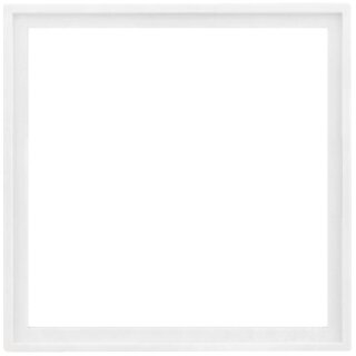 Adapterrahmen, für Fremdgeräte mit Zentralplatte 50 x 50 mm, SYSTEM 55, reinweiß glänzend