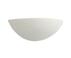Wandleuchte, 1 x E27/60W, überstreichbar