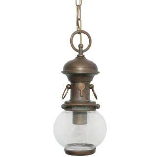 Moretti Luce Hängelampe, 1 x E27/75W, Altmessing antik, Ø 165, 1640.AR