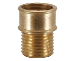 Reduziernippel, Messing, AG-M10 auf IG-M10