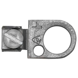 Ringöse, Metall, mit Erdung