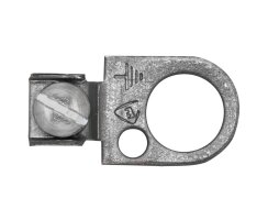 Ringöse, Metall, mit Erdung