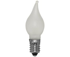 LED-Windstoßkerze, matt, E10/10-55V/0,2W