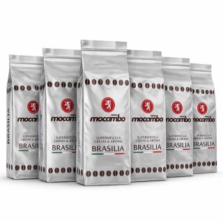 Mocambo Brasilia 6kg Kaffeebohnen – Espresso mild ganze Bohnen