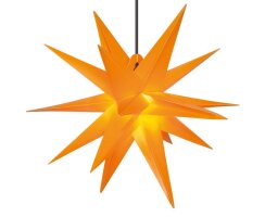 Weihnachtsstern, E14, Ø 550, gelb