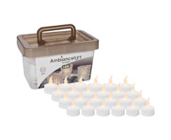 24 LED-Teelichter, H 45, batteriebetrieben