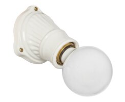 Wandleuchte, 1 x E27/100W, Keramik
