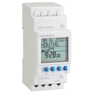 Einbau-Schaltuhr, elektronisch, ASTRO, 2-Kanal, 170420easy, PALADIN 2-Kanal 