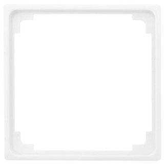 Adapterrahmen, für Fremdgeräte mit Zentralplatte 50 x 50 mm, SERIE AS, alpinweiß glänzend