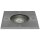Erdeinbaustrahler, GU10/230V/35W, EDELSTAHL, eckig,TELESOUND