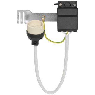 Fassung für Lampen GU/GZ10, mit Erdung, hitzebeständig