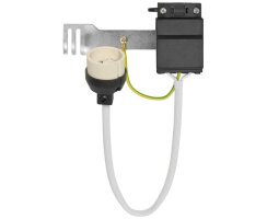 Fassung für Lampen GU/GZ10, mit Erdung,...