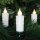 LED-Weihnachtsbaumkette, opal/weiß, 20 Kerzen, 40 warmweiße LEDs