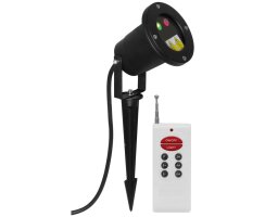 Partylaser mit rot-grünem Licht, 12V/1A/5W, mit...