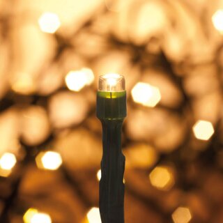 LED-Minilichterkette, 24 warmweiße LEDs, batteriebetrieben