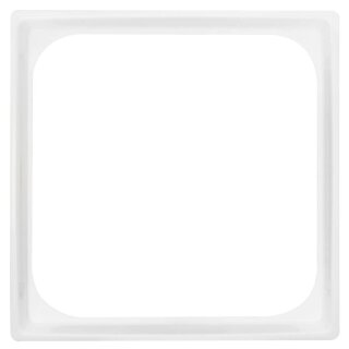 Adapterrahmen, für Fremdgeräte mit Zentralplatte 50 x 50 mm, BALANCE SI, alpinweiß