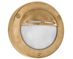 Moretti Luce Schiffsleuchte Messing Halbschale –...