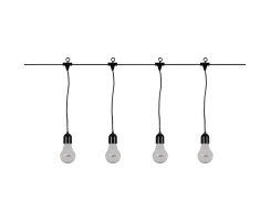 Partylichterkette, 10 Kolben mit je 8 LED/0,16W