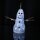 LED-Figur, CRYSTAL SNOWMAN, 20 weiße LEDs