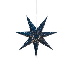 Weihnachtsstern, 1 x E14/25W, GALAXY blau