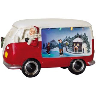 Weihnachtsbus, MERRYVILLE, 4 bunte LEDs