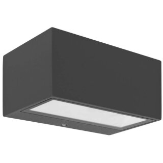 LED-Außenwandleuchte, GEMINI, LED anthrazit 10,5W, 500 lm, 4000K B 140, H 65, T 89