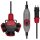 Personenschutz-Schalter, PRCD-S+, 16A/0,03,  mit Stecker und 3-fach Kupplung, grau/schwarz