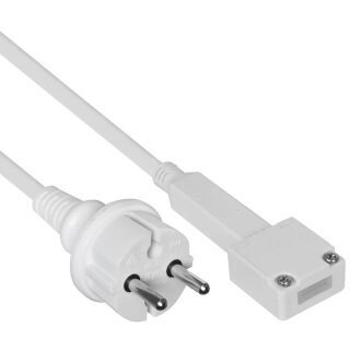 Netzanschlusskabel, weiß, L 1.500