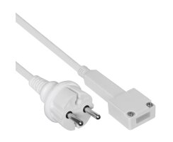 Netzanschlusskabel, weiß, L 1.500