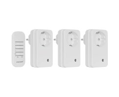 SmartHome, Funk-Steckdosen-Set, 3 Steckdosen, 1...