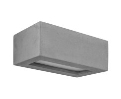 Wandleuchte, 1 x E27/60W, Beton