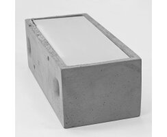 Wandleuchte, 1 x E27/60W, Beton