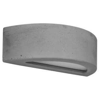 Wandleuchte, 1 x E27/60W, Beton
