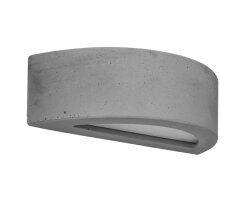 Wandleuchte, 1 x E27/60W, Beton