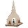 Teelichthalter, Seiffener Kirche Holz