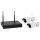 WLAN-Überwachungskamera-Set, WR100 Set B2, 2 Kameras, 1 LAN-Videorecorder