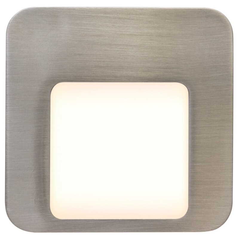 Treppeneinbauleuchte, LEDs/230V/0,93W, edelstahl, MOZA edelstahl