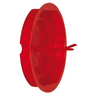 Signaldeckel, rot, Ø 60, VE 50