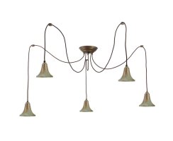 Moretti Luce Pendelleuchte,  5 x E27/28W