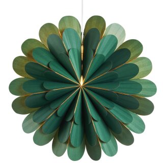 Hängeblume, 1 x E14/25W, dunkelgrün
