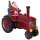LED-Weihnachtsmann auf Traktor, bunte LEDs