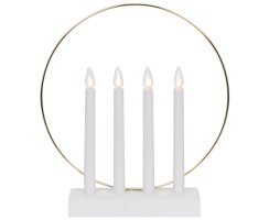 Weihnachtsleuchter, GLOSSY RING, 4 x E10/55V/3W