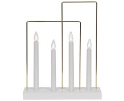 Weihnachtsleuchter, GLOSSY FRAME, 4 x E10/55V/3W